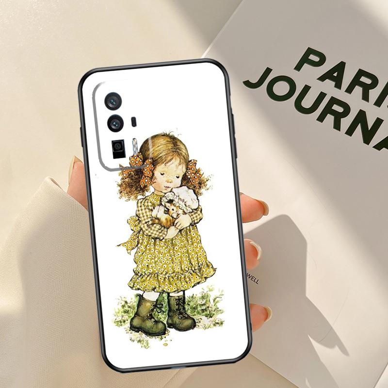 Sarah Kay Girl Case For Xiaomi 14 15 Ultra 13T 14T 15T 17 Pro Max POCO X7 X5 X6 Pro F5 F6 F7 F8 Pro Coque