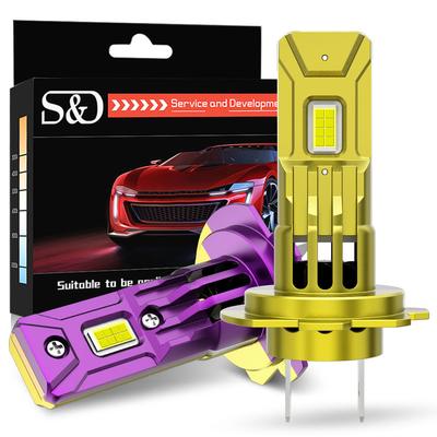 2Pcs H7 LED Headlight Bulbs Mini Wireless 50W 25000LM 6000K CSP for Car Headlamp Auto Diode Lamps H7 Turbo Led 12V Automobile