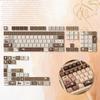 130 Keys Angel Lie Themed Five Sides Dye Sublimation PBT Keycaps Cherry Profile Cute Key Cap for MX Switches Mechanical Keyboard