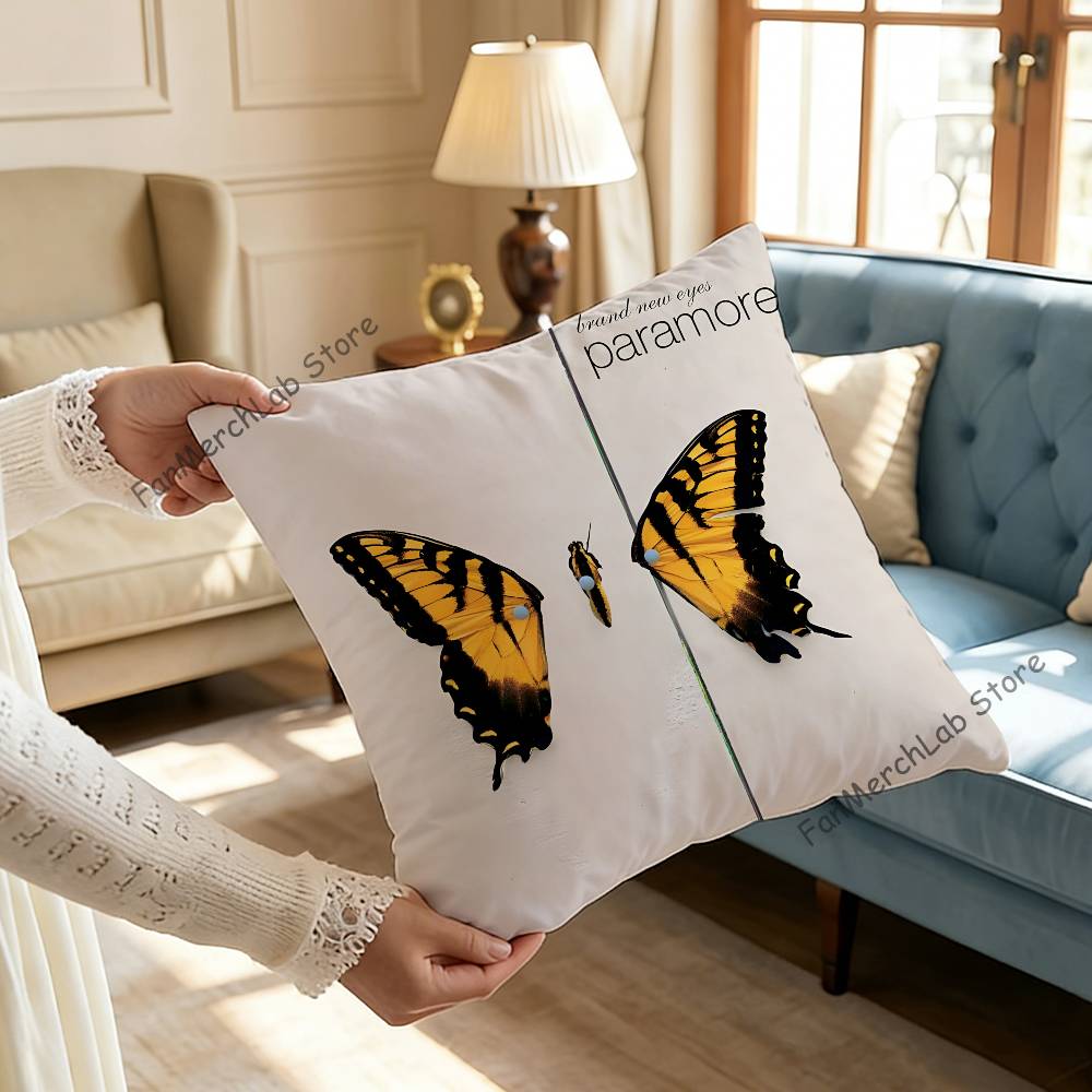 Band PParamore Pillow Case For Sofa Decor Car Office Room Printing Cushion Cover Decorations and Protector