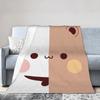 Cartoon Bubu Dudu Blankets Fleece Summer Bear Cute Portable Soft Throw Blanket for Sofa Couch Plush Thin Quilt