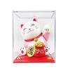 Y Solar Fortune Cat Waving Hand Ornament: Light-Powered Decor for Car, Living Room, or Office Desk