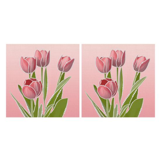 Gör-det-själv pärlmålningskit för vuxna nybörjare 3D pärlkonst pysselkit Plastpärlor Förtryckt duk Verktyg för heminredning Välkomstpresent