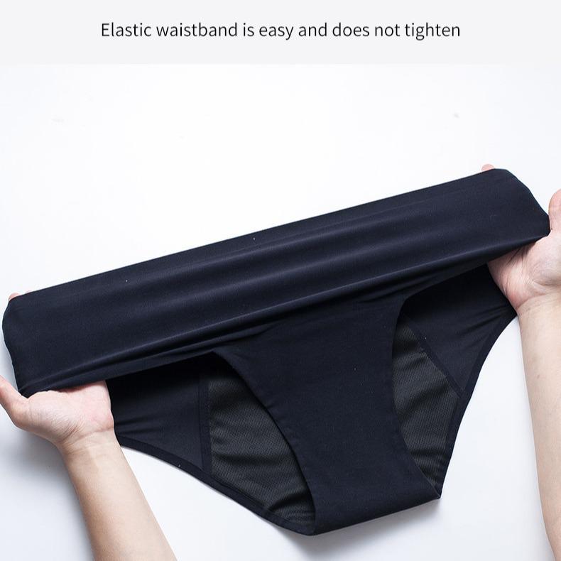 High-Waist Plus Size Leak-Proof Women's Menstrual Panties - Multi-Color, Breathable, Seamless, and High Absorbency.