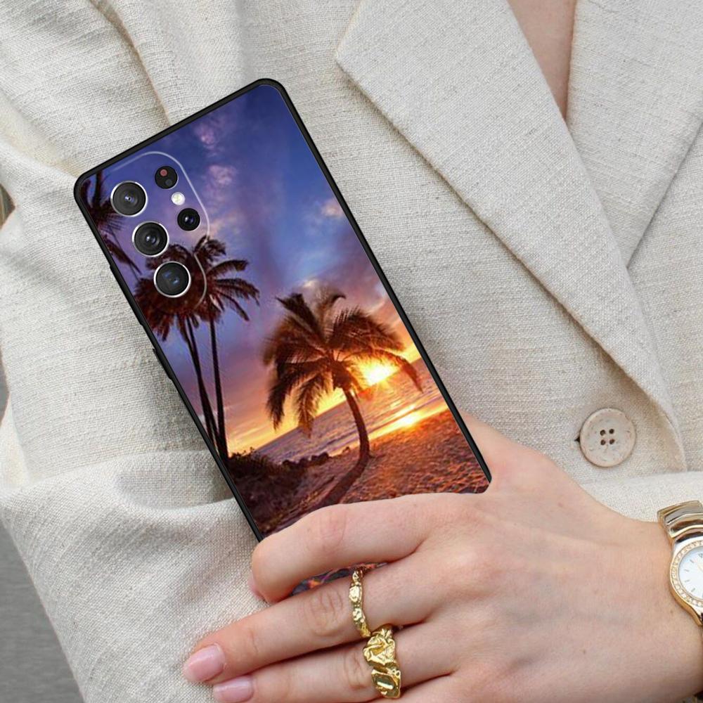 Summer Beach Love Cell Phone Case for Samsung Galaxy S26 Ultra S25 S24 S23 S22 S21 S20 Note10 Cover
