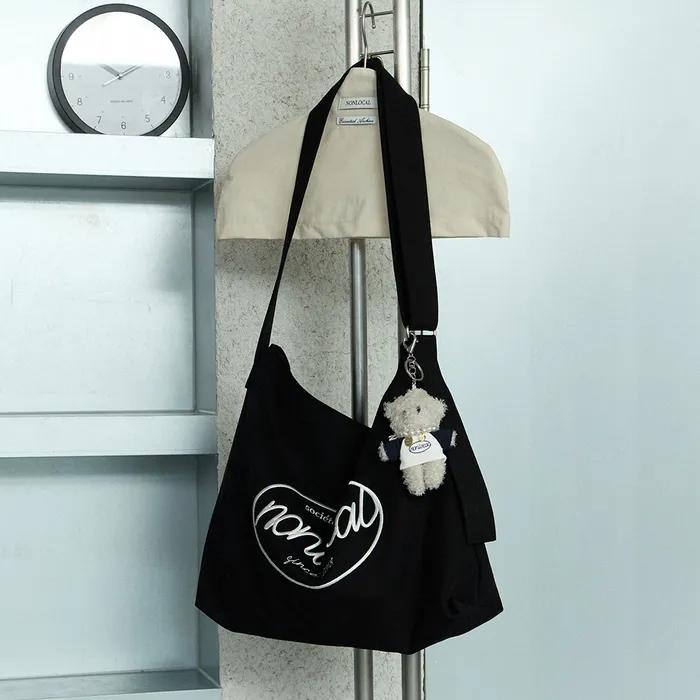 Logo Embroidery Eco Bag - Black