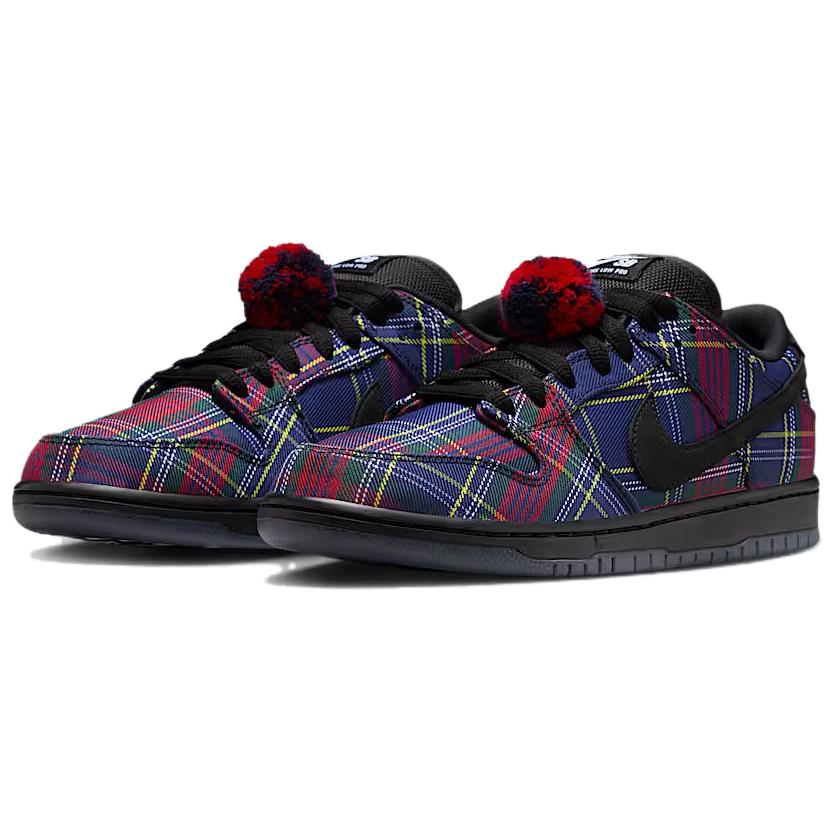 Nardwuar x Nike Dunk Low SB Tam O Shanter Hat Pánské tenisky Vícebarevné Univerzitní červená Černá II1493-600