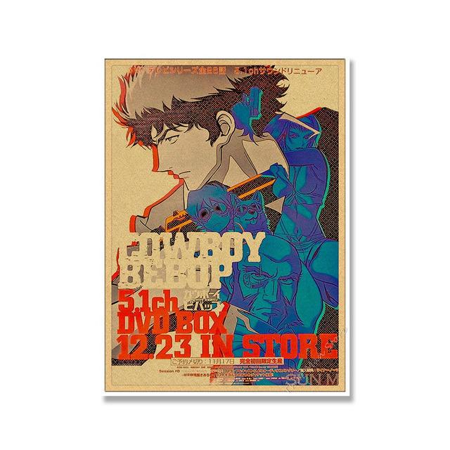 Japan Anime Posters Vintage Cowboy Creativity Posters Canvas Paintings Posters and Prints Living Home BedRoom Bar Artwork Decor No Frame