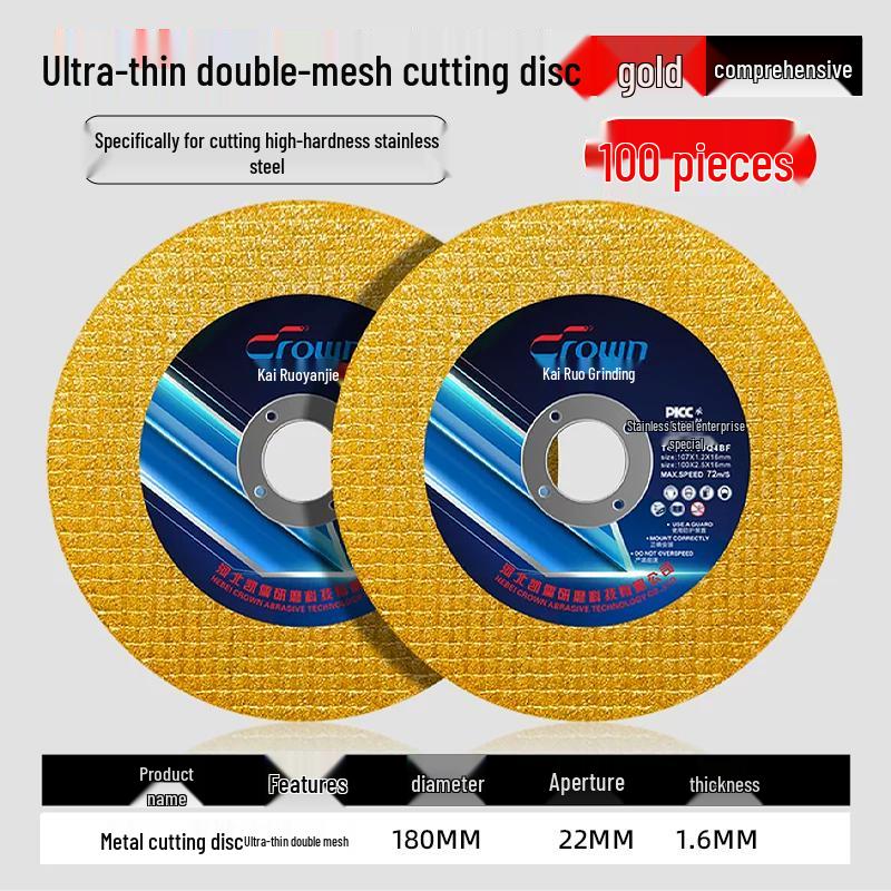 125/150/180 Cutting Disc for Angle Grinder - Resin Grinding Wheel for Stainless Steel and Metal Polishing