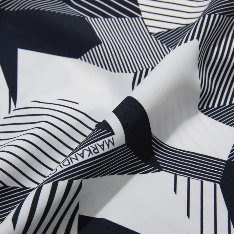 Mark   Lona W T Line Ss Highneck T shirT  Ls2xa72f 