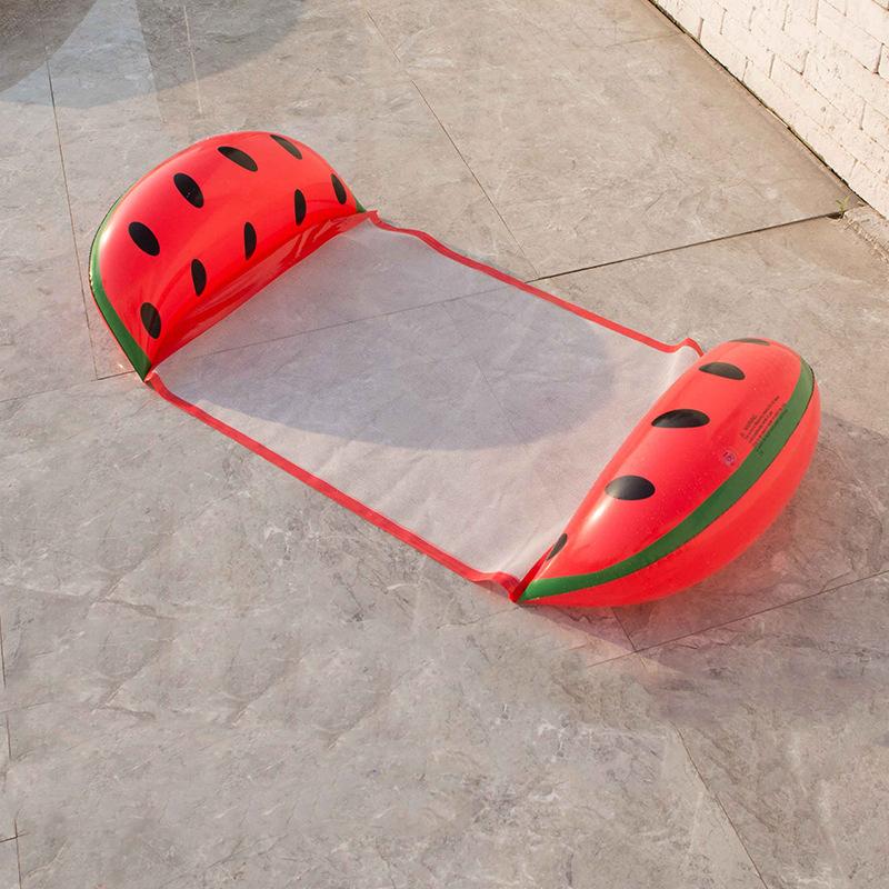 

Adult Childrens And Fruit Style With Backrest Mesh Inflatable Float Water StyleD