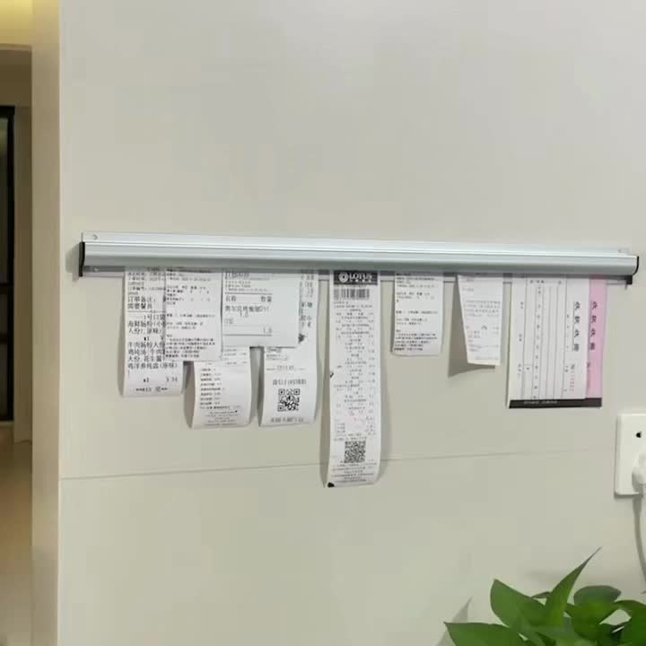 

Heavy-Washable Receipt Coupon Holder with Adjustable Binder Clip - Receipt Organizer Suitable for Therm Papers Vouchers 50cm//19.6inch