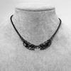 New Personalized Creative Design Inlay Zircon Black Angel Wings Choker Necklace for Men Women Gothic Punk Collar Chain Jewelry