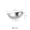 304 Stainless Steel Golden Ingot Bowl Korean Salad Bowl Commercial Dessert Snack Bowl Korean Cuisine Tableware