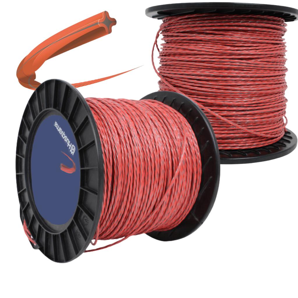 Husqvarna whisper twist 2.4x210m reinforced cutting line original!