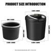 Portable Car Cigarette Ashtray Detachable Cup Holder With LED Light For Alfa Romeo 147 159 156 Giulietta 5 GT Mito 159 8C SpiderZA3 