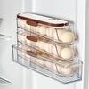 Automatic Multi-layer Rolling Egg Organizer for Refrigerator Door