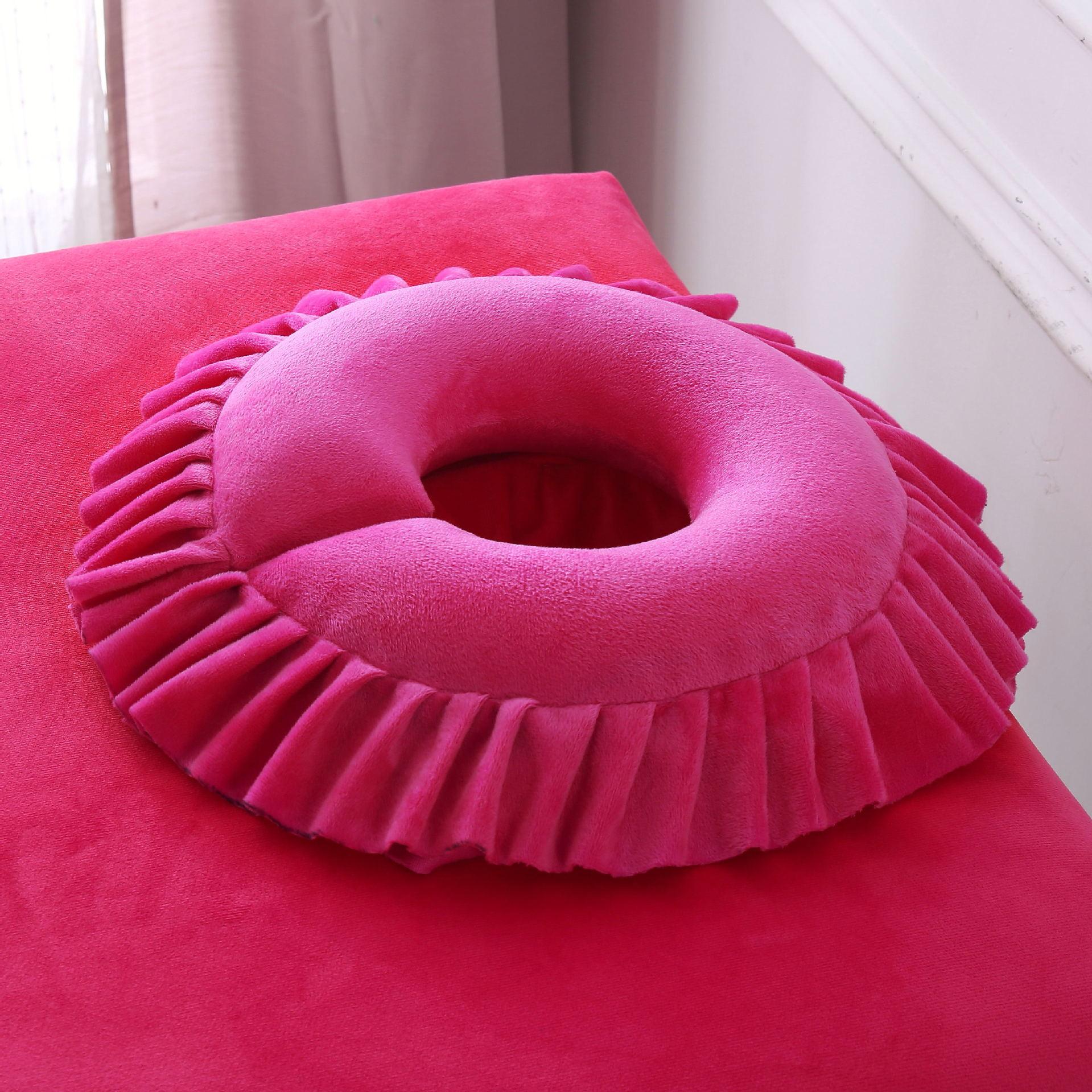 

Красота Кровать Подушка Массажная Кровать Подушка для Лица Массажная Подушка для Лица Массажная Кровать Отверстие Подушка ярко-розовый