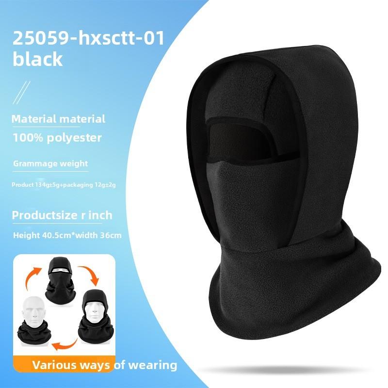 Cold Weather Cycling Mask With Double Layer Fleece For Men And Women