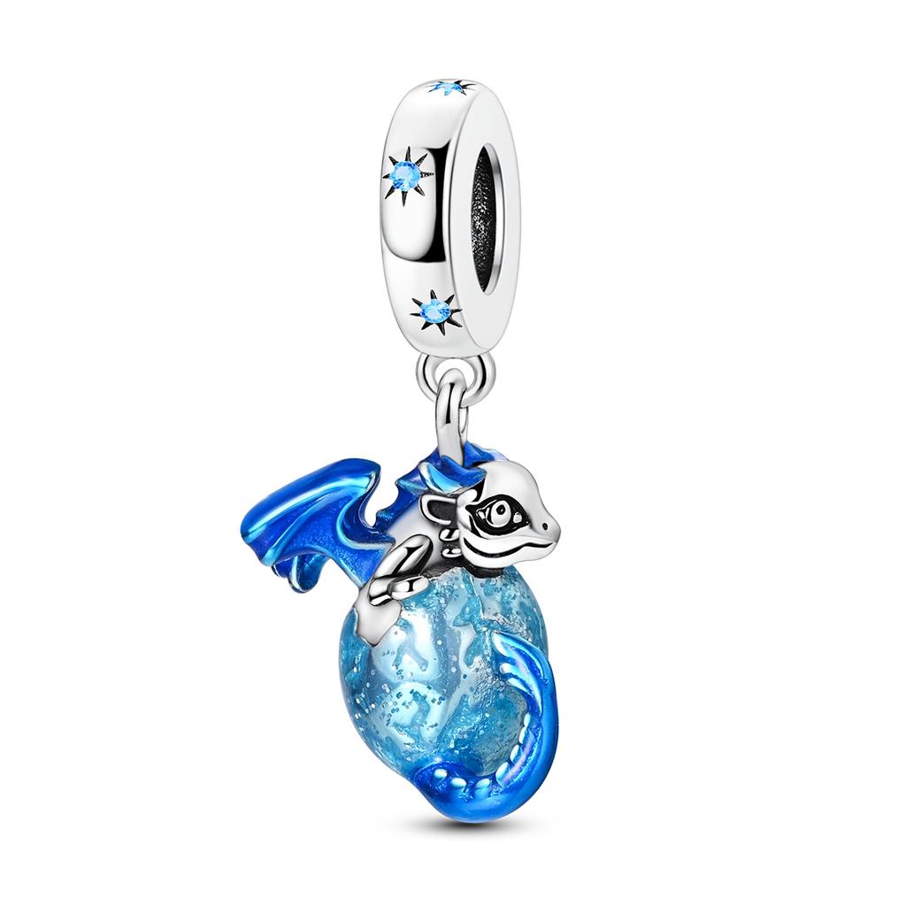 Kupfer-Anhänger für Damen Perlen Eule Joker Zeichenanhänger Passend für Original-Armband DIY Schmuck