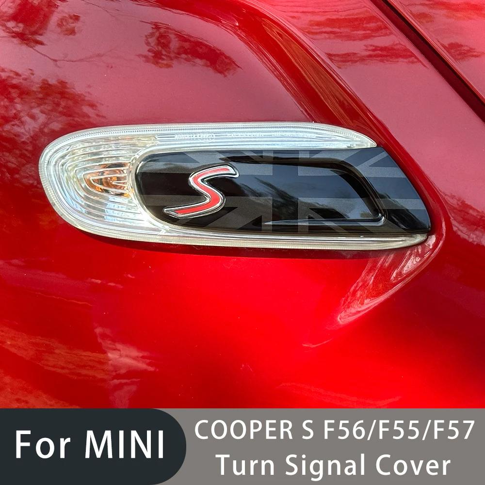 Für MINI Cooper S F55 F56 F57 2015-2020 Auto Kotflügel Blinker Außenleuchten Abdeckungen Aufkleber Zubehör