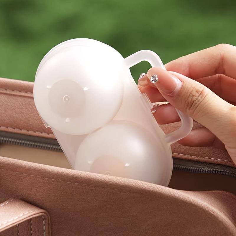 1/2 pièces Boîte à œufs portable antichoc d'extérieur. Boîte de rangement anti-chute pour œufs, boîte à œufs portable. Boîte de rangement pour réfrigérateur. boîte de rangement