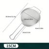 15/20CM Stainless Steel Strainer Fine Mesh Small and Large Strainer Household Strainer