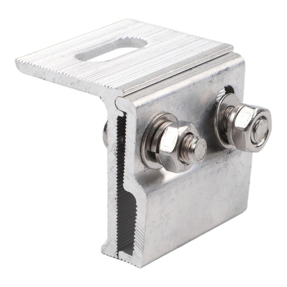 1Pcs Aluminum Alloy Solar Panel Clamp Photovoltaic Fixing Clip for Metal Roof House RV Boat