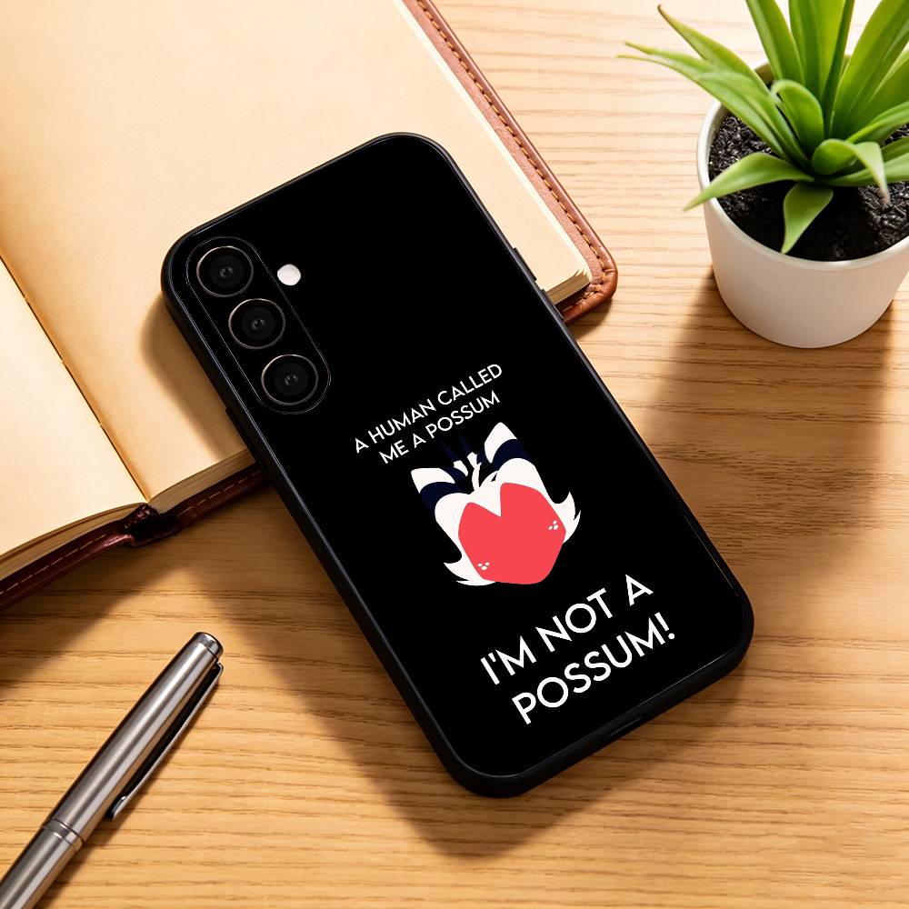 H-Helluva Boss M-Moxxie Phone Case For Samsung Galaxy A73,A72,A71,A70,A53,A52,A51,Others Soft Black Cover
