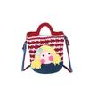 Cartoon Knitted Crossbody Bag With Shy Girl Design For Women Soft Lightweight Decorative Phone Pouch