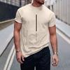 New Pure Black Men's Short-sleeved T-shirt Simple Letters Printed Round Neck T-shirt Street Casual Temperament Men's Tops