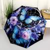 1pc Butterfly Dreamcatcher Automatic Open/Close Umbrella with Folding Feature Compact Travel Umbrella, Lightweight Design, for Commuting, Business140