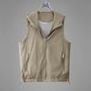 Vest for Women Cotton Sleeveless Tops Leisure Hooded Solid Color Thin Breathable Oversize Casual Vest