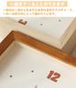 Danmukeji Wall Stylish and Scandinavian Natural Wood Continuous Second Interior New Housewarming Wall Clock Wood Clock, Popular, Wooden, Style, Quiet,