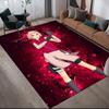 Naruto Haruno Sakura Anime Square Area Rug, Non-Slip Floor Mat for Home Decor, Perfect Gift for Sakura Fans.chl
