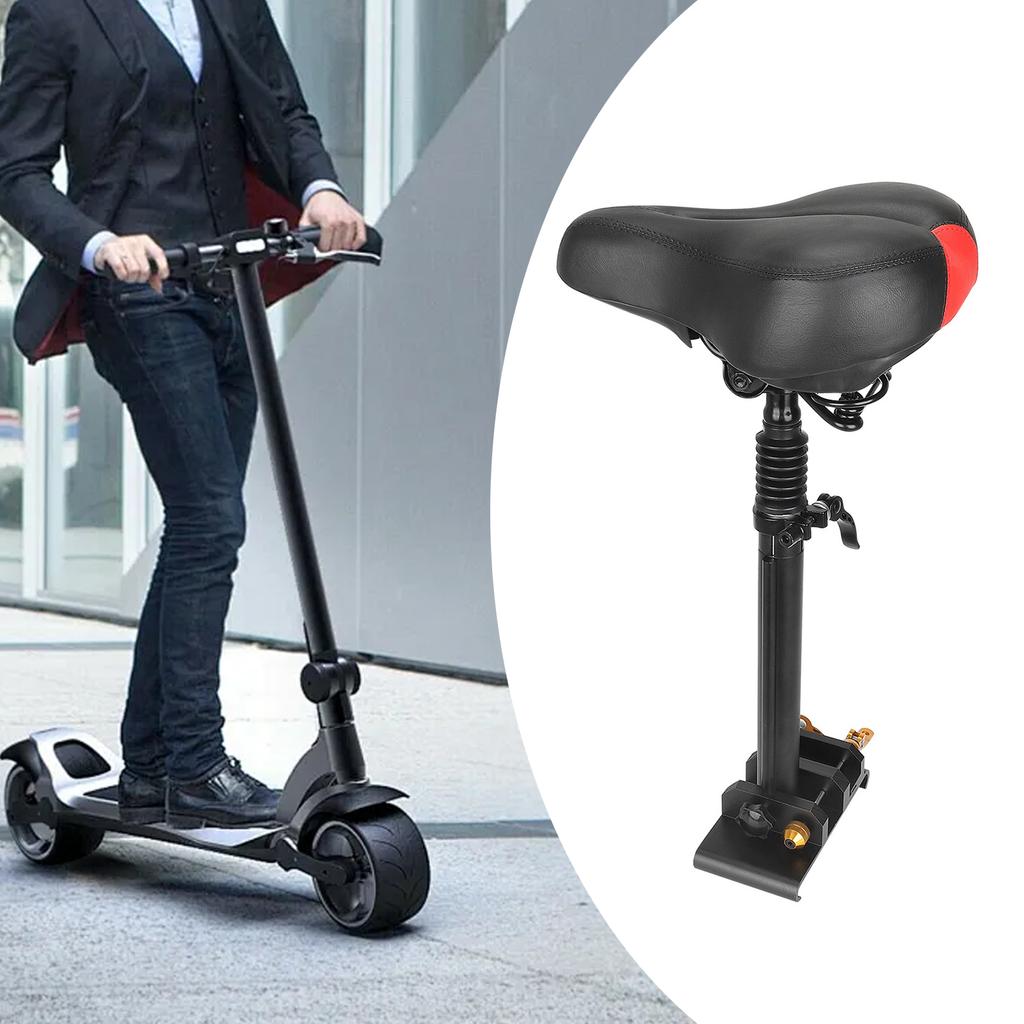 Scooter Seats Replacement Electric Scooter Folding Saddles Seats Adjustable Shock Absorption Seats Chair Easy Installation