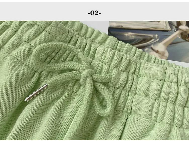 Korean-Style Women's Summer Wide-Leg Elastic Waist Shorts - Plus Size