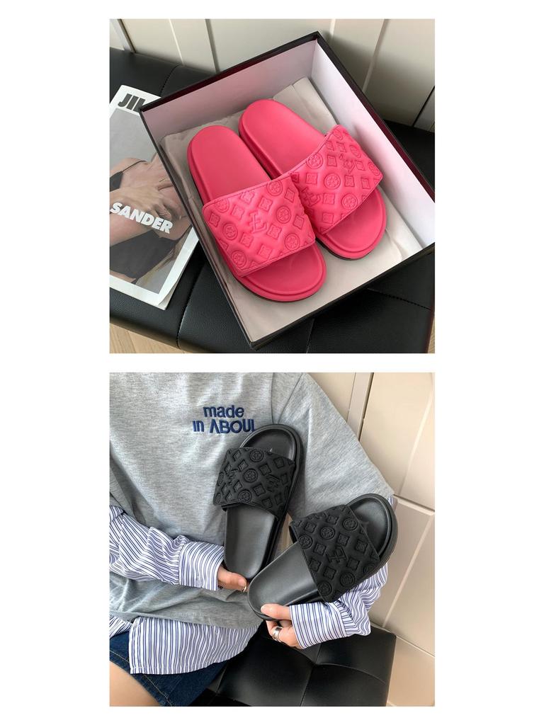 Women's 2024 Summer Velcro Platform Sandals: Thick-Soled, Soft, Non-Slip, All-Match Outdoor Niche Style