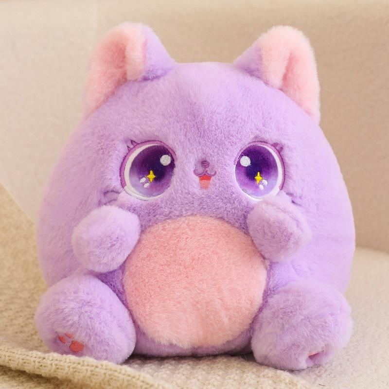 Niedliche Katz Katze Puppe Plüschtier Mädchen Bett Schlafpüppchen Stoffpuppe Wurfkissen Kindergeburtstagsgeschenk