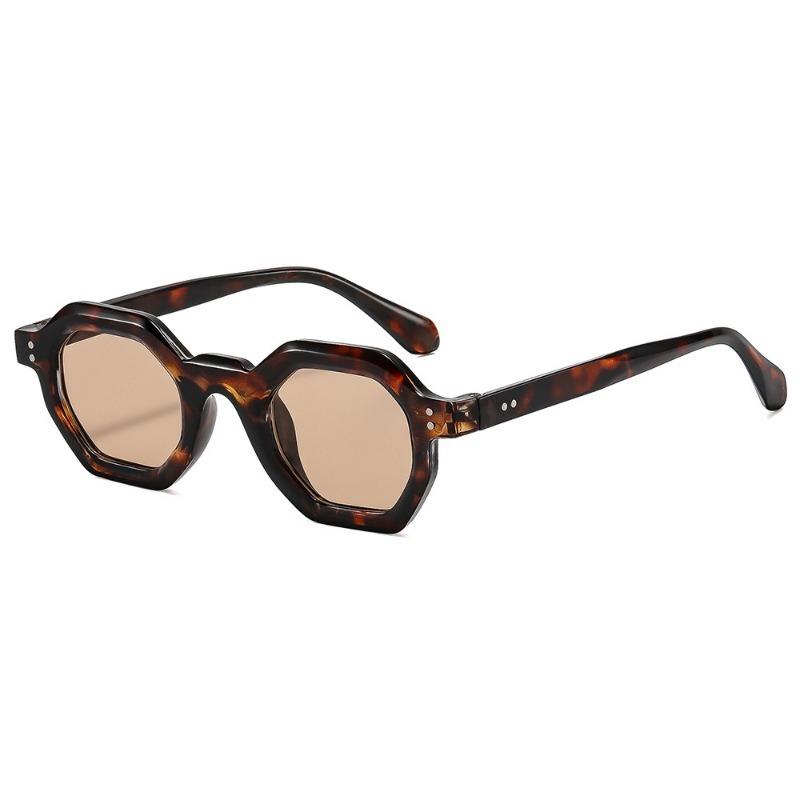 Retro Small Polygonal Frame Uv Protection Fashion Sunglasses For Men And Women