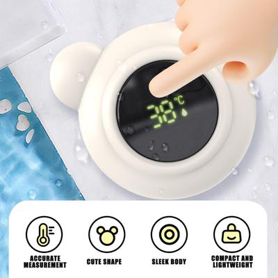 Berührungssteuerung Babybadewannen-Temperaturmonitor LED-Anzeige Badezimmer-Thermometer Cartoon Digitales Wasserthermometer