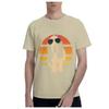 Retro Basset Hound T-Shirt Men Women Kids Gift Men Clothing Graphic T Shirts Cotton Four Seasons Daily Tees Short