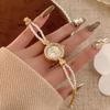 Lucky Pearls Bracelet Strap Watches For Woman Elegant Round Dial Women Quartz Watch Ladies Wristwatches Lovers Gift Relgio