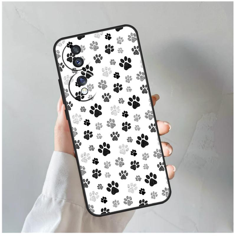 Cat Dog Paws For Honor Magic 8 5 6 7 Pro Case For Honor 200 400 70 90 Lite X8c X8b X9a X9b X9c X9d Win RT