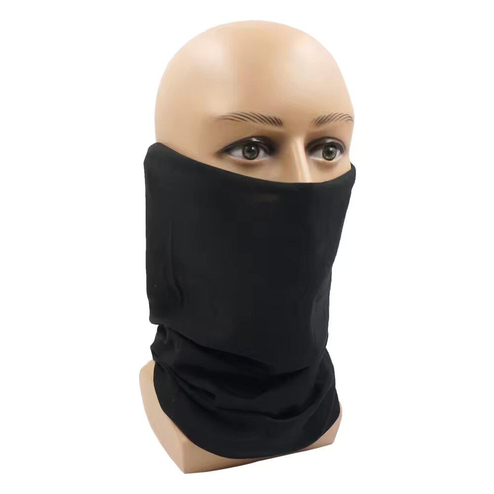 Breathabale Neck Gaiters for Men Women Dustproof Quickdry Solid HeadScarf for Hiking Cycling Fishing Face Shield Bandana