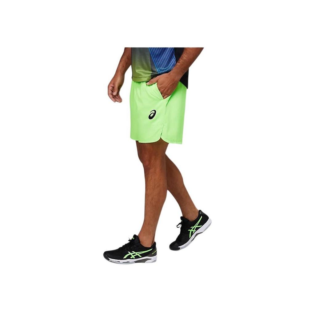 Asics Match 7 Sports Simple Quick-Dry Breathable Casual Shorts Men Shorts Green 2041A135-301