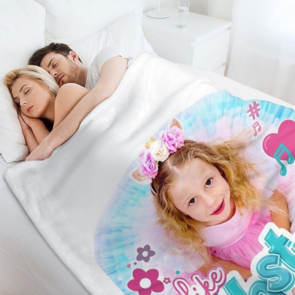 Nastya shows the safety rules in the pool Throw Blanket Luxury Personalized Gift warm winter Plaid on the sofa Blankets