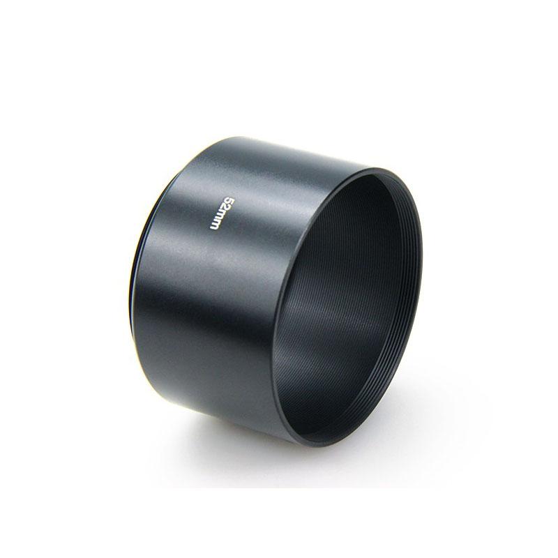 Parasol de metal largo 40.5mm 46mm 49mm 52mm 55mm 58mm 62mm 67mm 72mm 77mm para objetivo de cámara Canon Nikon Sony para Olympus Fujifilm