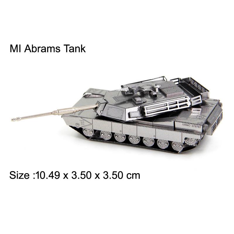 3D Metal Puzzle: Tiger, T34, and Churchill Tank Models - Perfect Birthday Gift