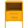 Nightstands 2 Pcs Mustard Yellow 36 X 39 X 50.5 Cm Steel